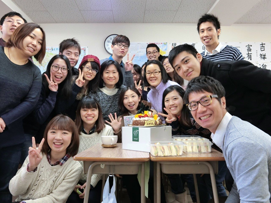 日本留遊學 同學們合照